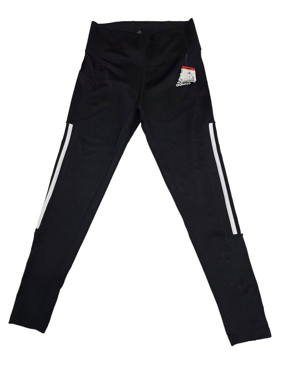 NWT Adidas Primegreen Aeroready High Rise 3-Stripe 7/8 Black Leggings - Size M